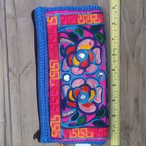 Pakistan made small purse or make up bag pencil bag Boho